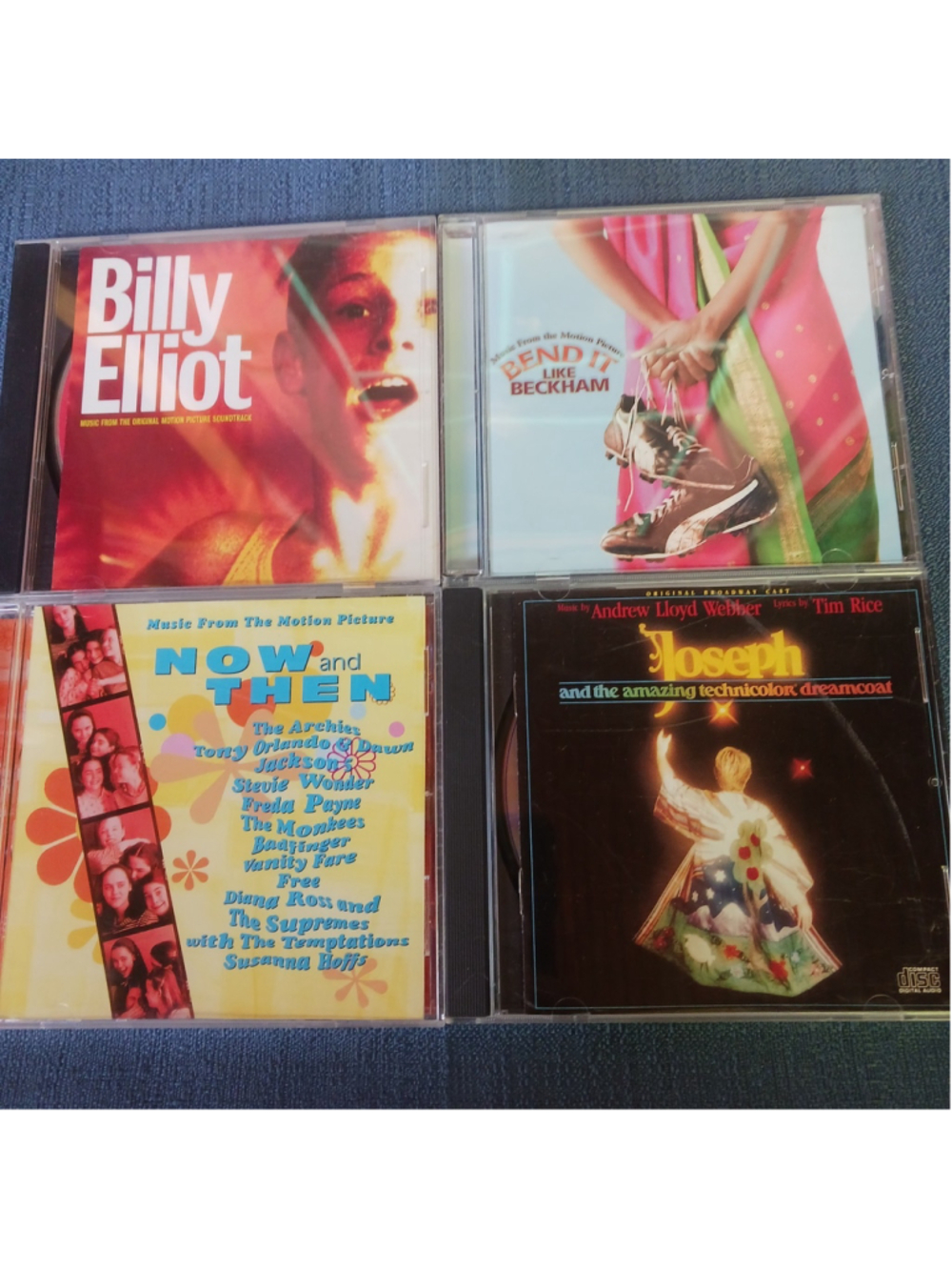 Now And Then Billy Elliott Bend It Like Beckham Joseph Soundtrack CDs Lot Of 4